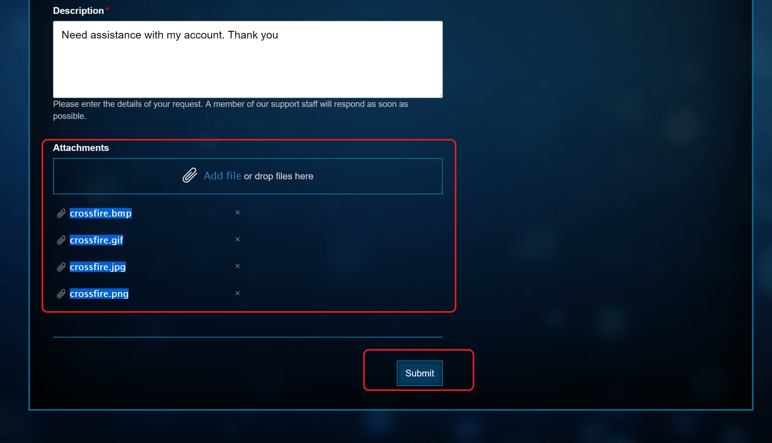 How to attach a file to my ticket – CFPH